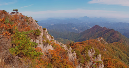 대둔산도립공원 전경