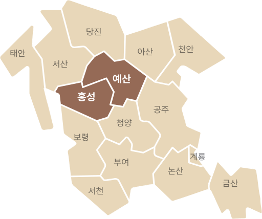 내포혁신도시완성(예산, 홍성) 지도이미지